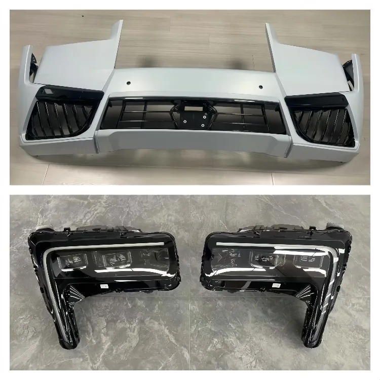For  Cullinan Bumper Kit 2019 Upgrade 2025 Old to New Version Body Kit Plug and Play LED Headlights